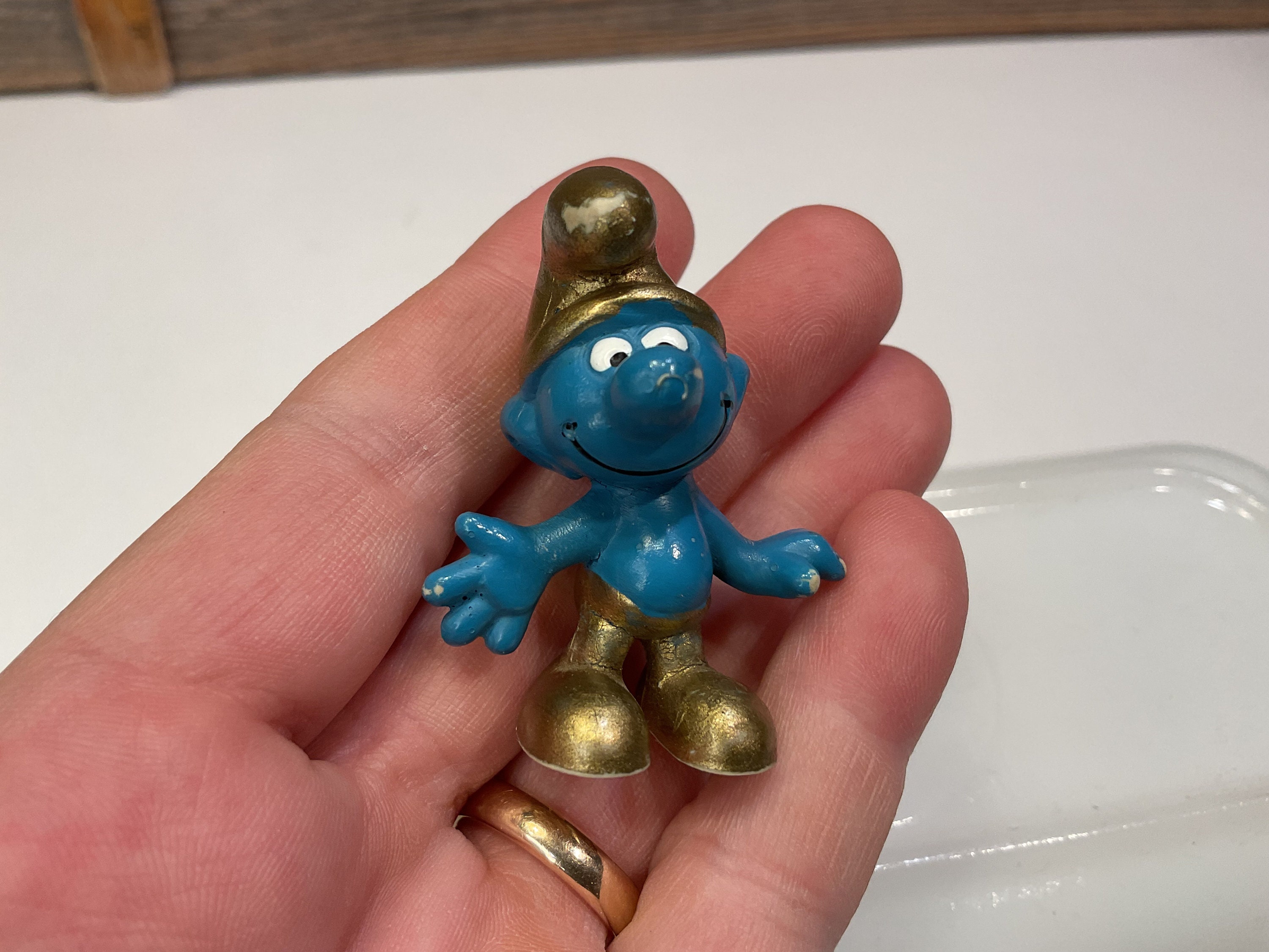 ヴィンテージ ペヨ ゴールド スマーフ 80' - Etsy 日本