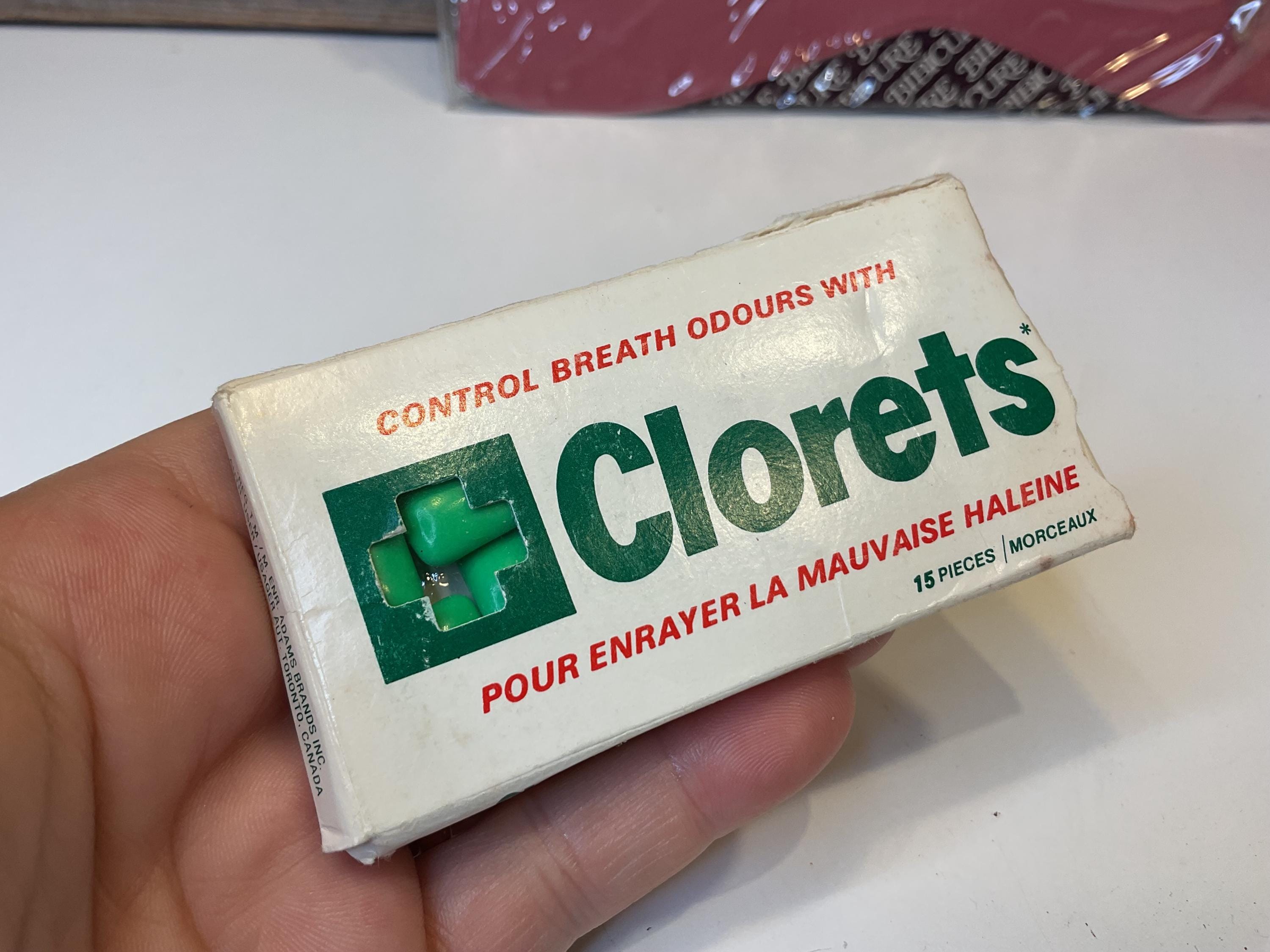 Vintage Clorets Gum 1990 - Etsy Canada