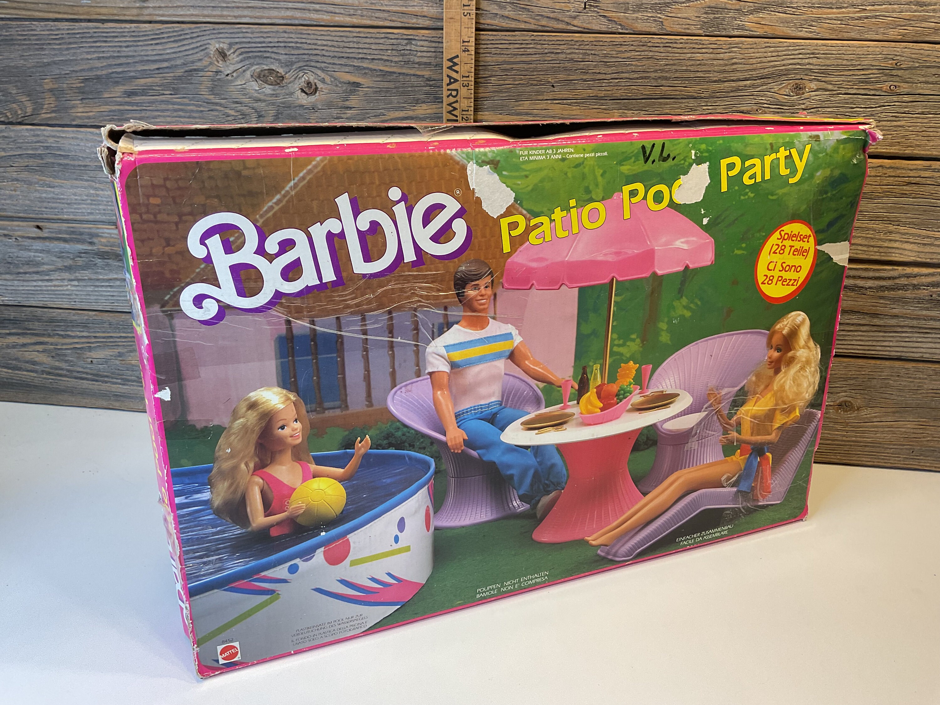 Jeu Vintage Barbie Pool Party 2002 - Bateau D'été Mattel Neuf Sous Scellé