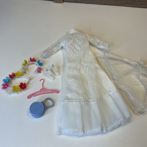Vintage clone Barbie married dress 1980