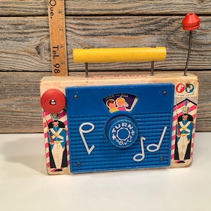 Vintage Fisher Price Jack and Jill TV Radio 1962