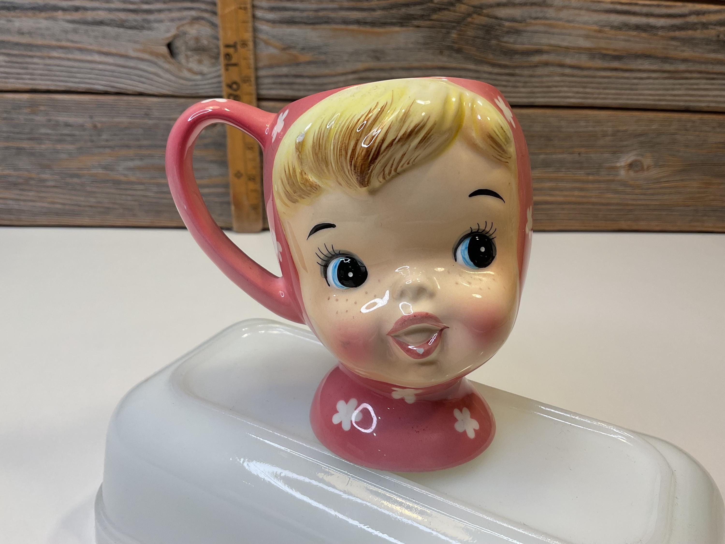Napco Miss Cutie pie ナプコ　ミスキュートパイ Vintage Napco Miss Cutie Pie Pink Sugar 50' - Etsy