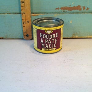 Vintage tin can magic baking powder 70&#39;