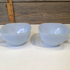 Vintage Fireking 2 cups azurite charm blue 50&#39;