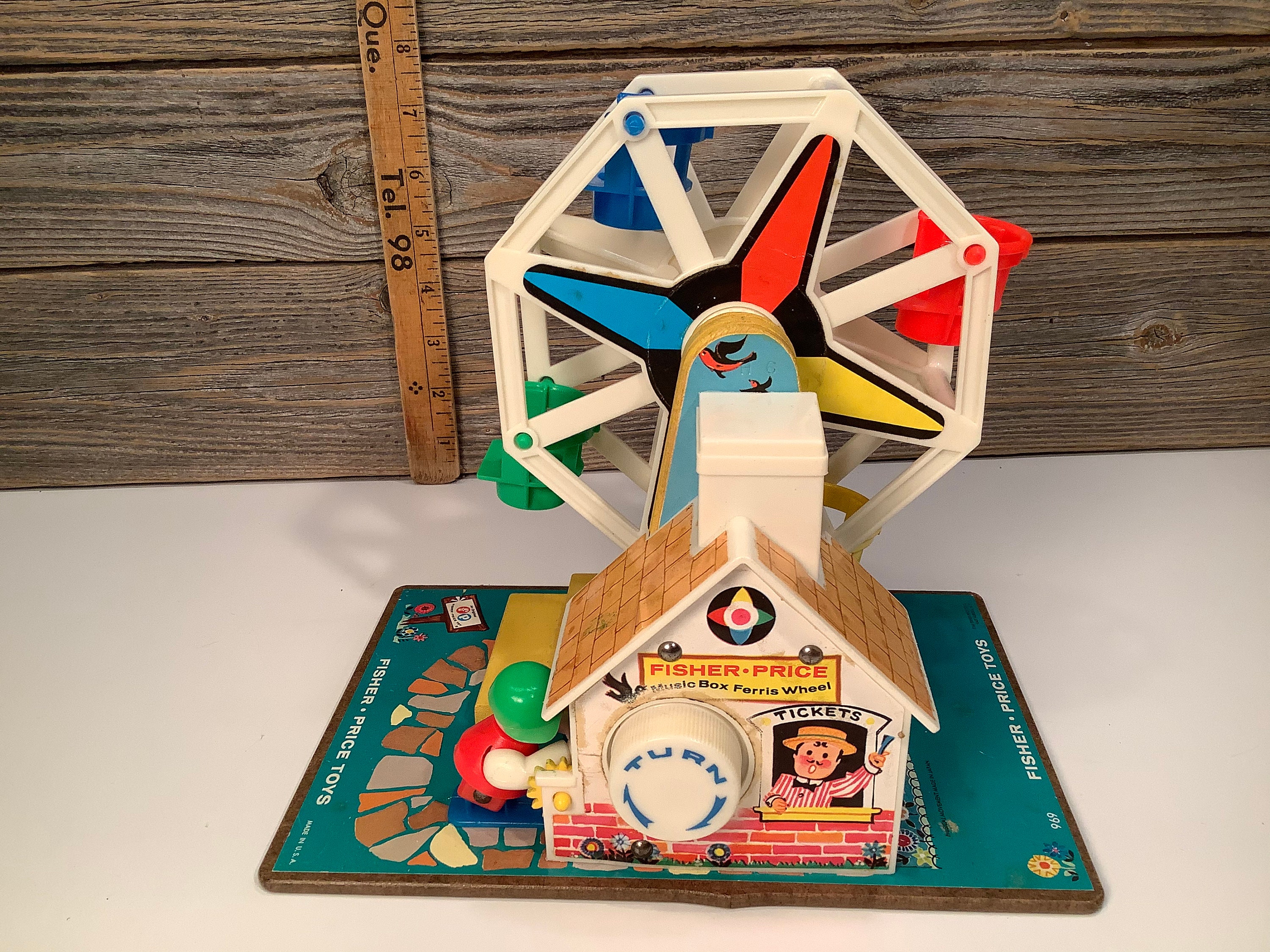 Vintage Fisher Price musical ferris wheel 1966 Etsy