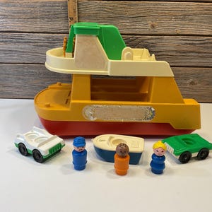 Vintage Fisher Price little people Ferry Boat 1979