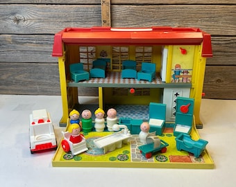 ヴィンテージ 1971 フィッシャープライス スクールハウス：リトル