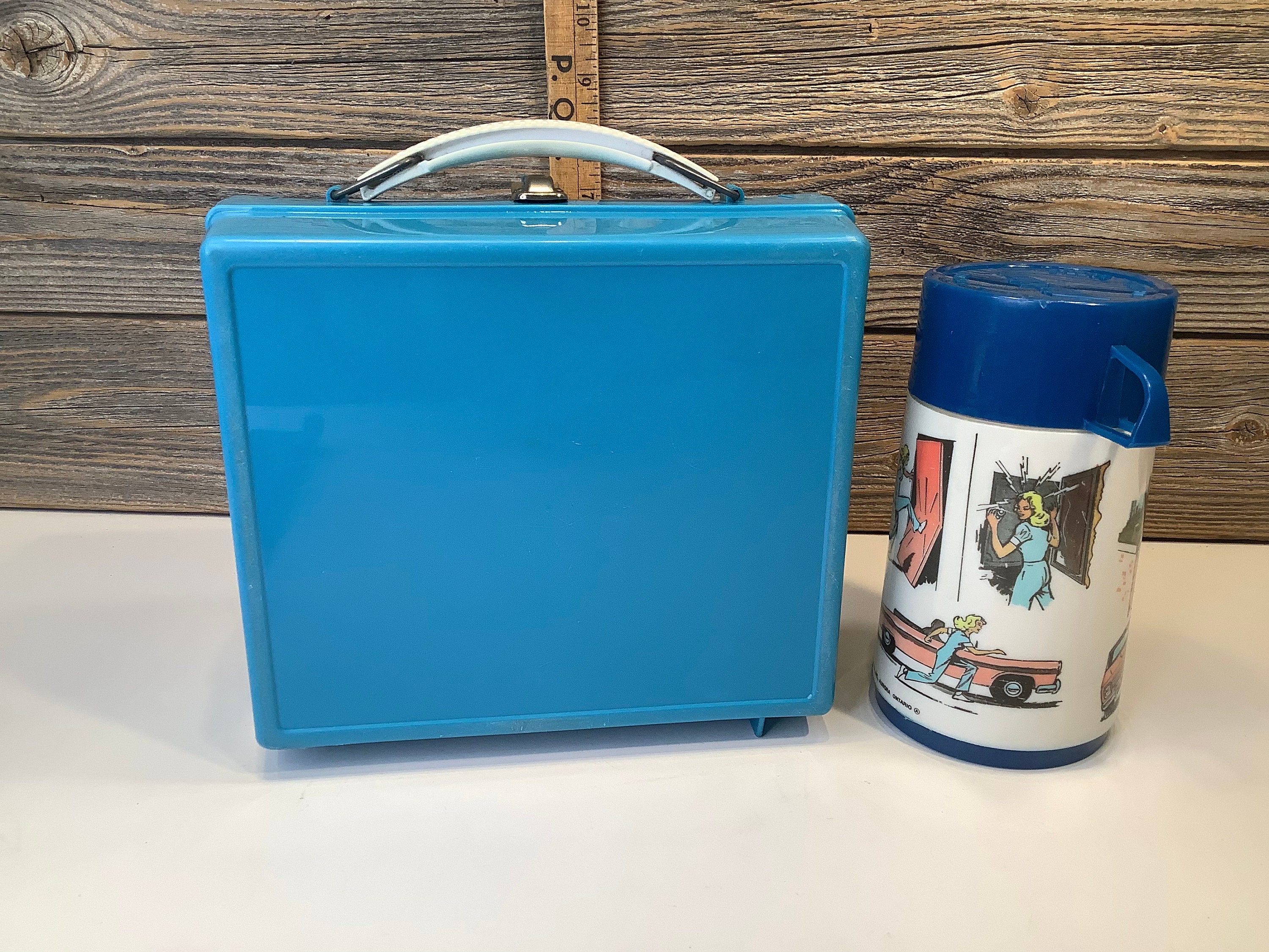 Vintage Aladdin Canadian Plastic Lunch Box the Woman Bionic - Etsy