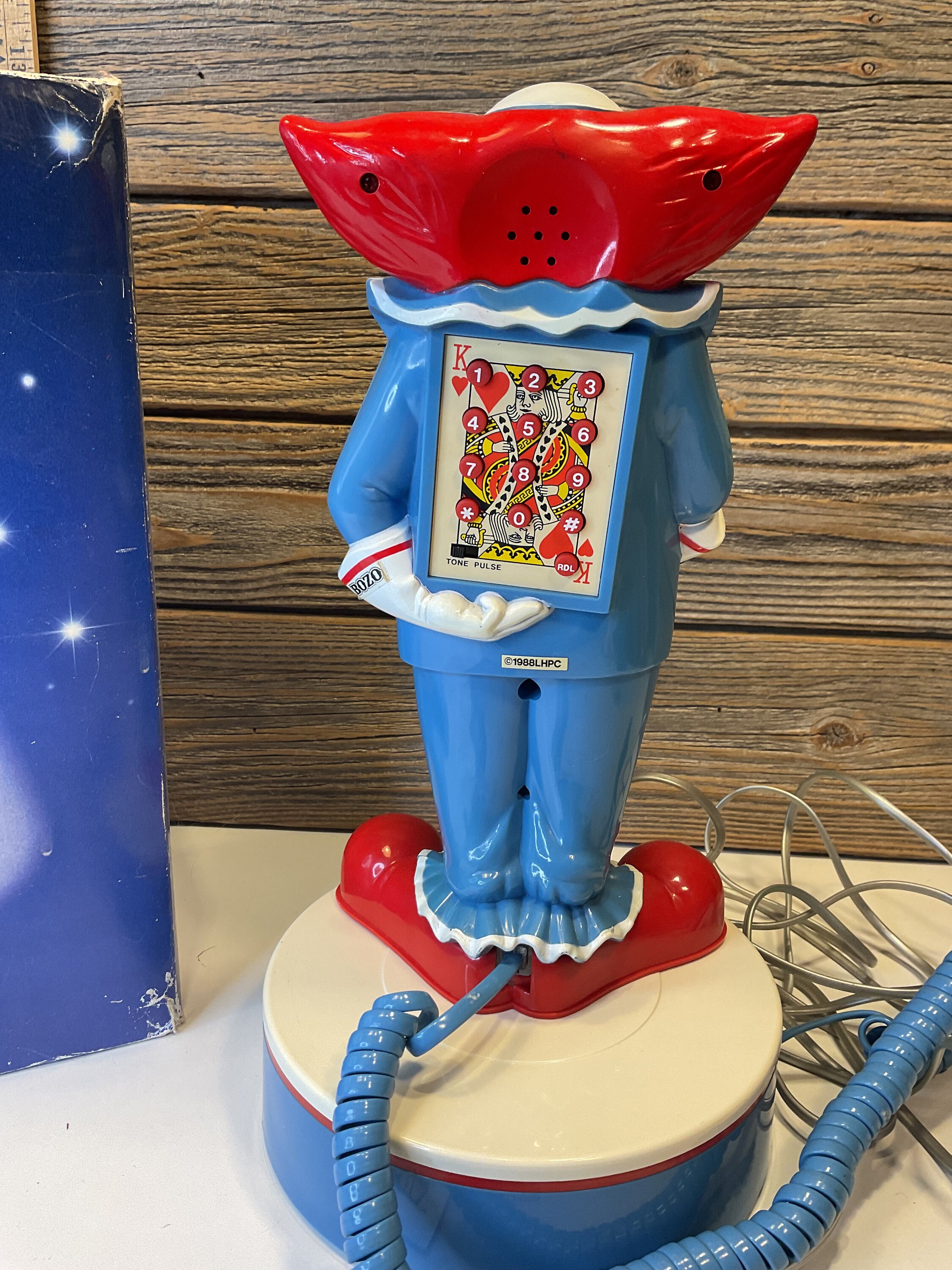 Vintage Bozo the Clown Telephone - Etsy