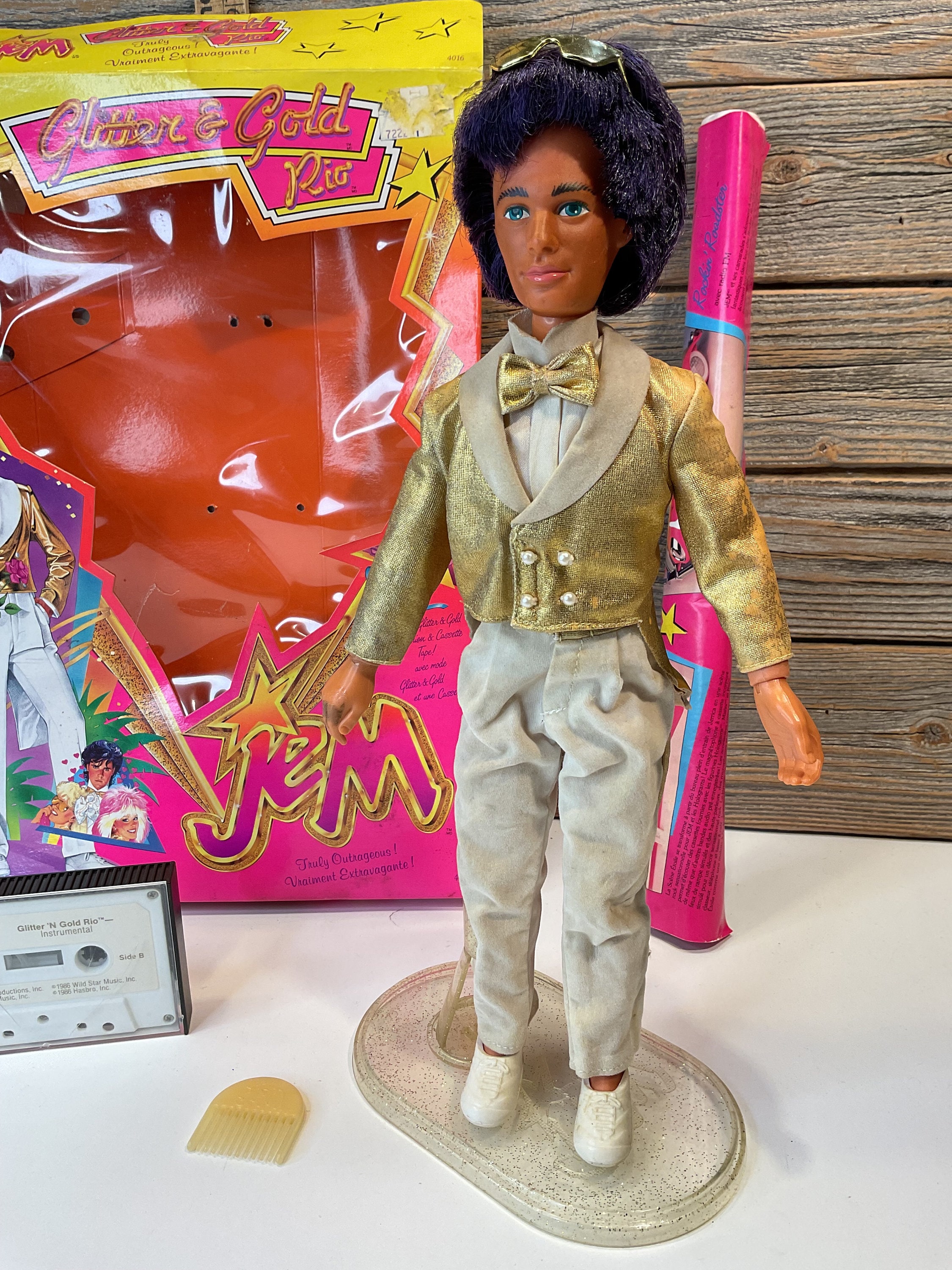 Jem Et Les Hologrammes - Rock'n Gold Rio (Figurine Hasbro, NEUVE En Boîte)