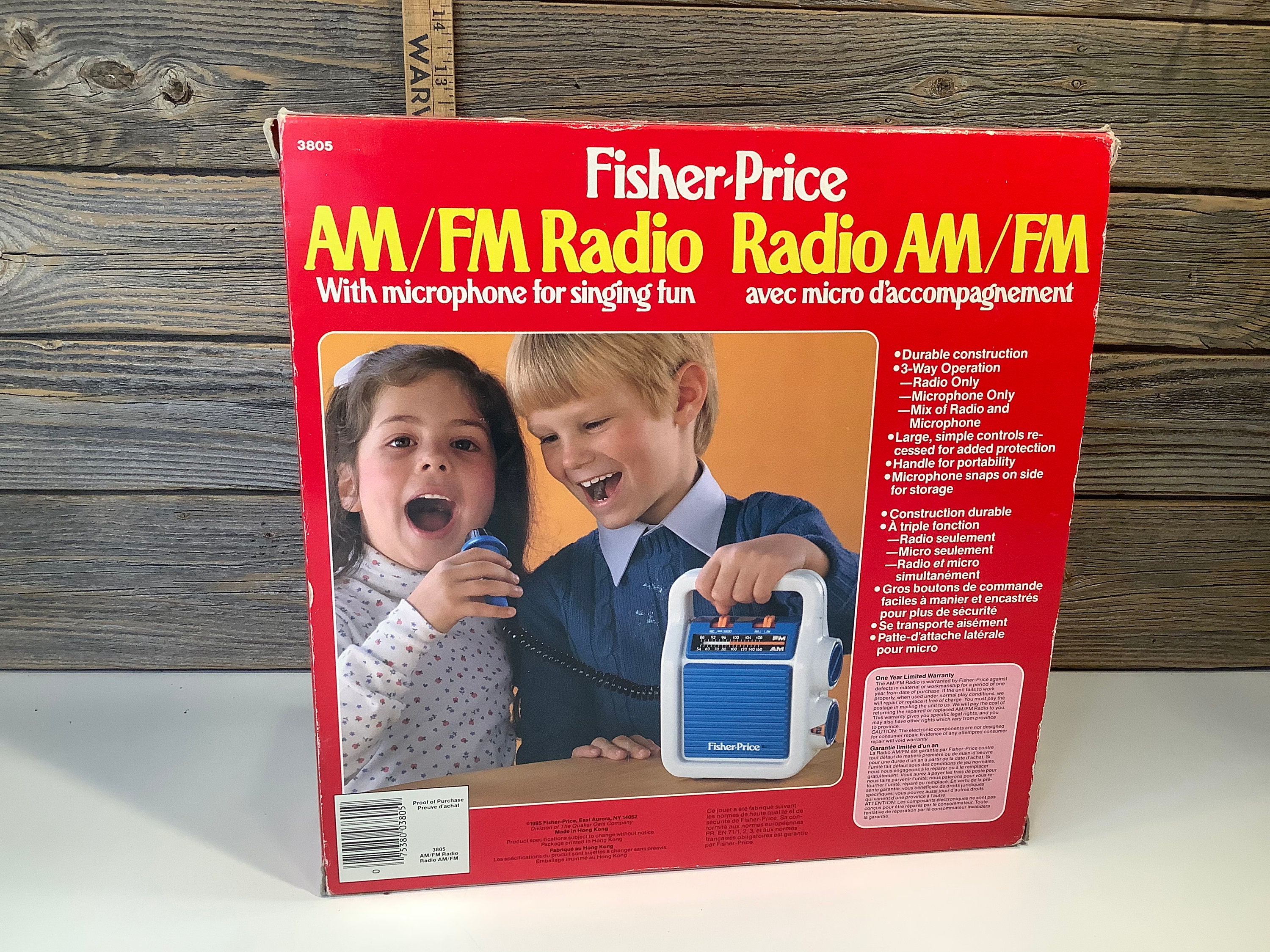 De vreemdeling zich zorgen maken Vruchtbaar Vintage Fisher Price AM/FM Radio With Microphone 1985 - Etsy