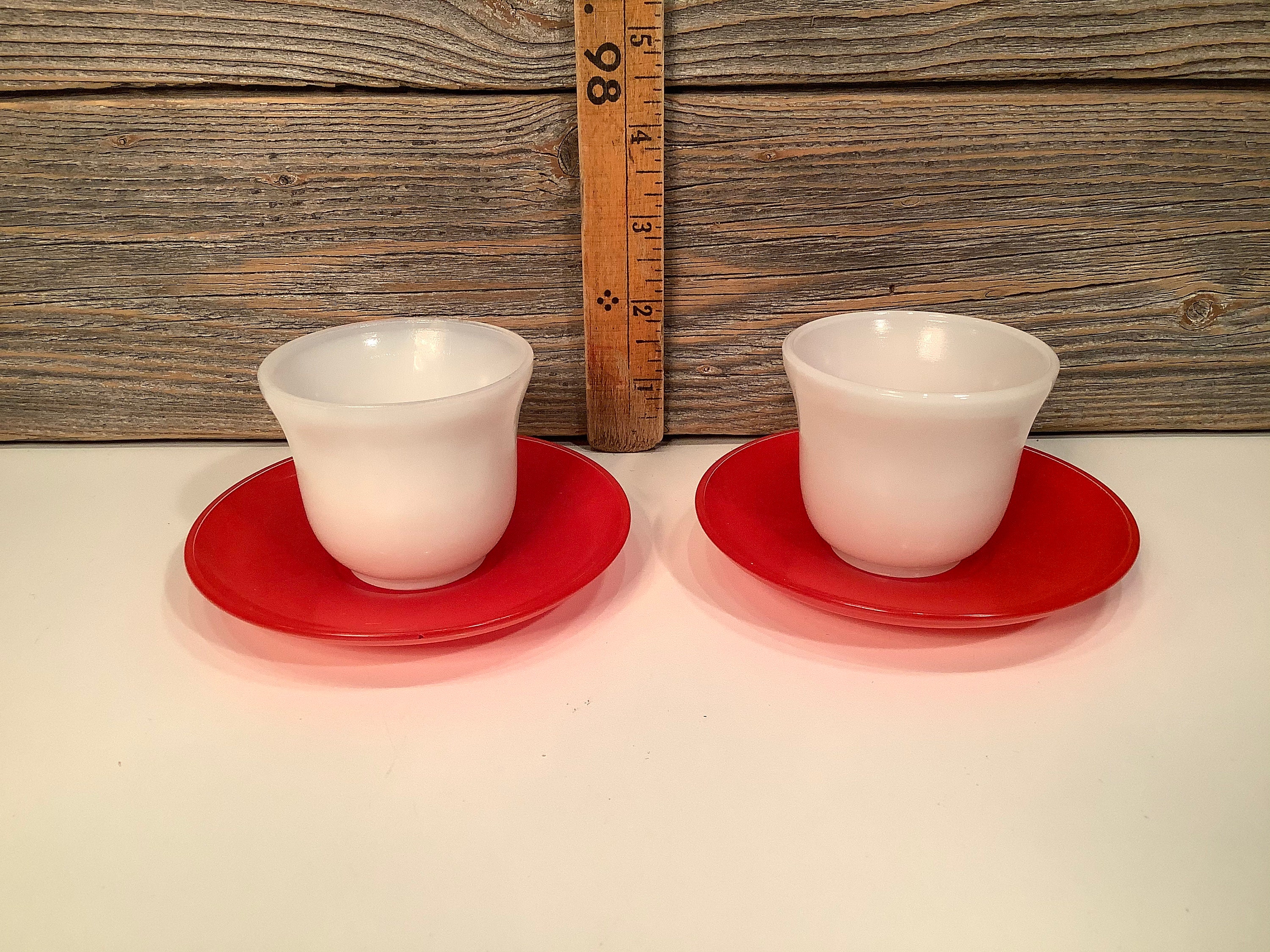 ヴィンテージ ヘーゼルアトラス 子供用カップ＆ソーサー 2個セット 50