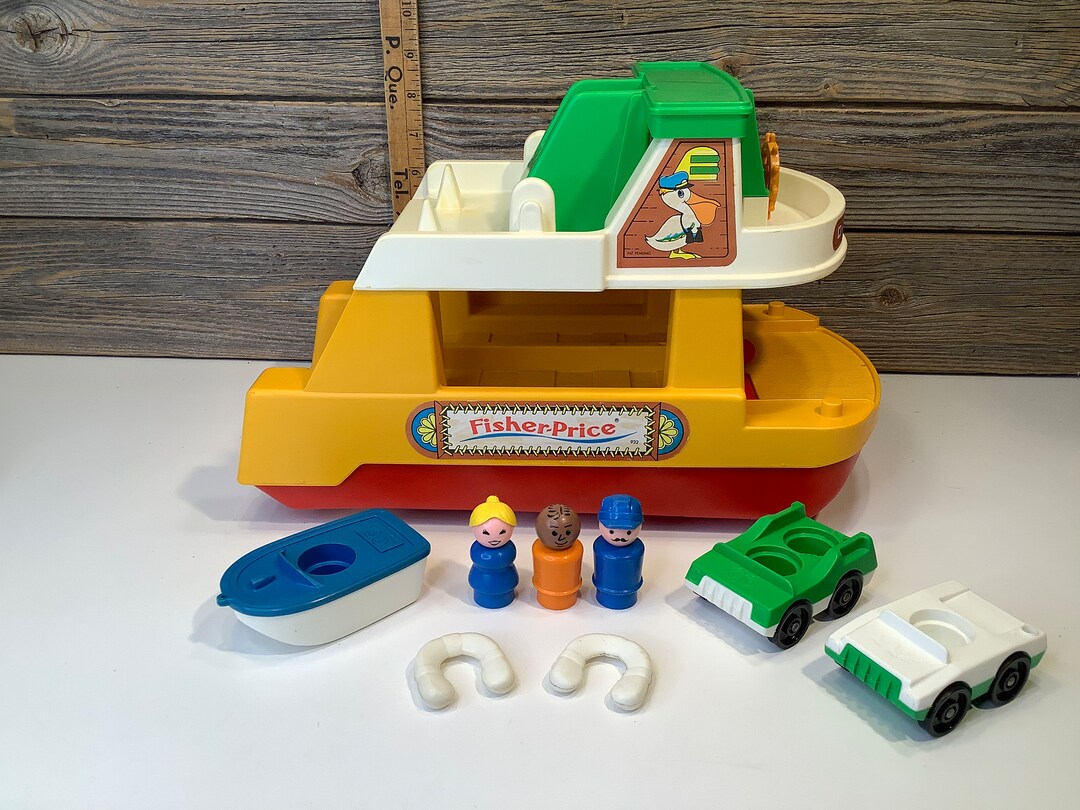 Vintage Fisher Price Little People Ferry Boat 1979 - Etsy