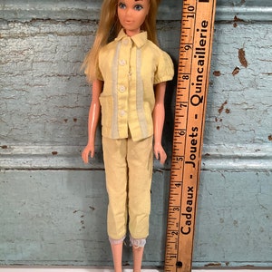Vintage Mattel Barbie outfit two piece pajamas pak 1962