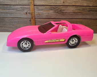 Barbie voiture Super'Vette Jaune - Incomplète Mattel