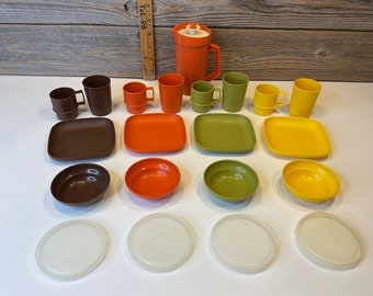 Vintage Tupperware toys mug, plate and bowl 80’