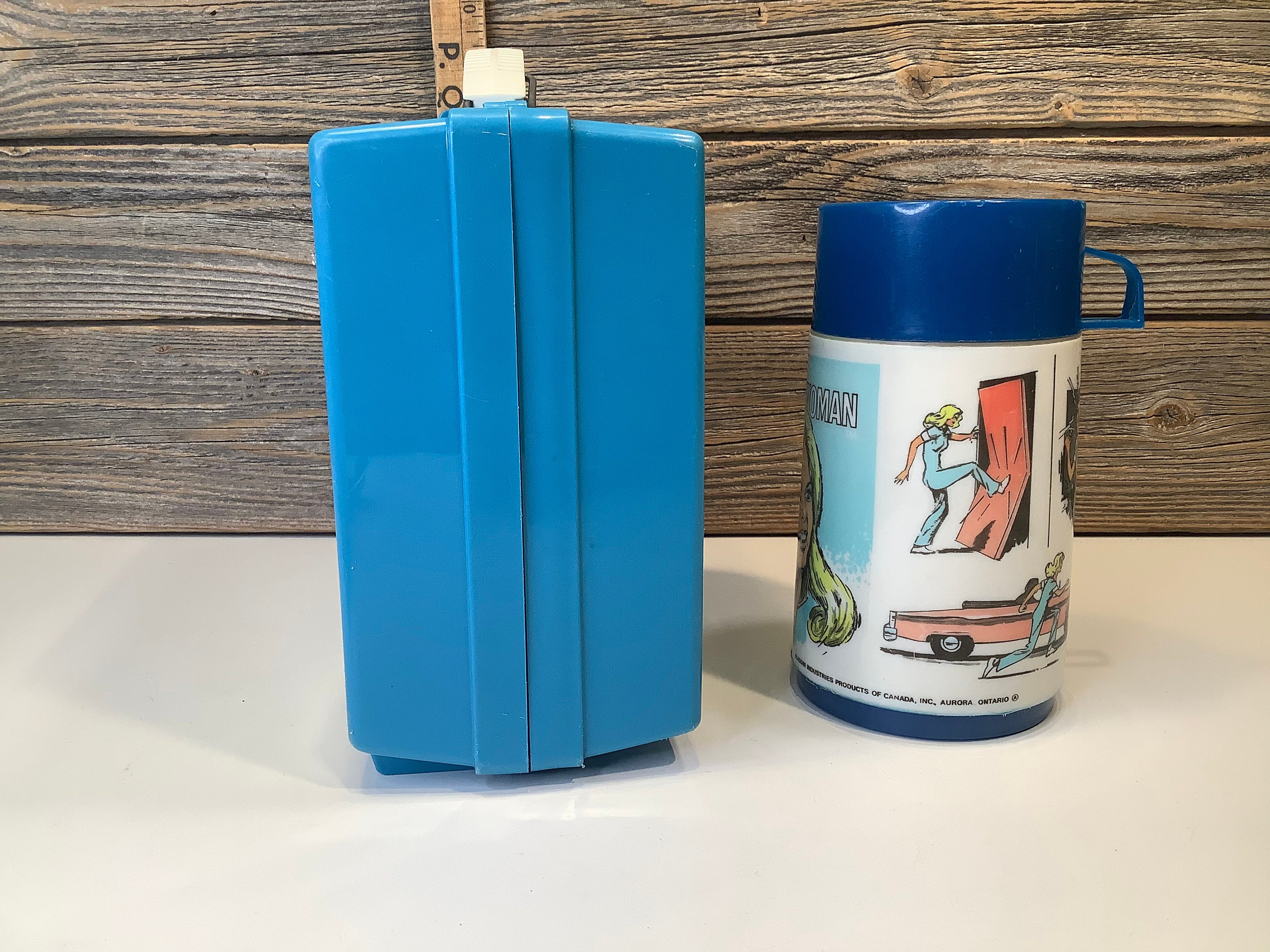 Vintage Aladdin Canadian Plastic Lunch Box the Woman Bionic - Etsy