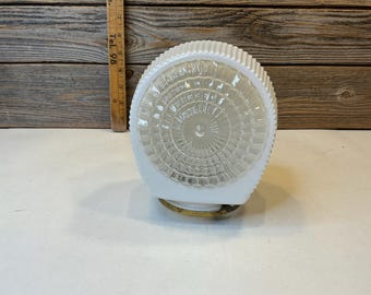 Pantalla de lámpara de pared de vidrio lechoso estilo art déco