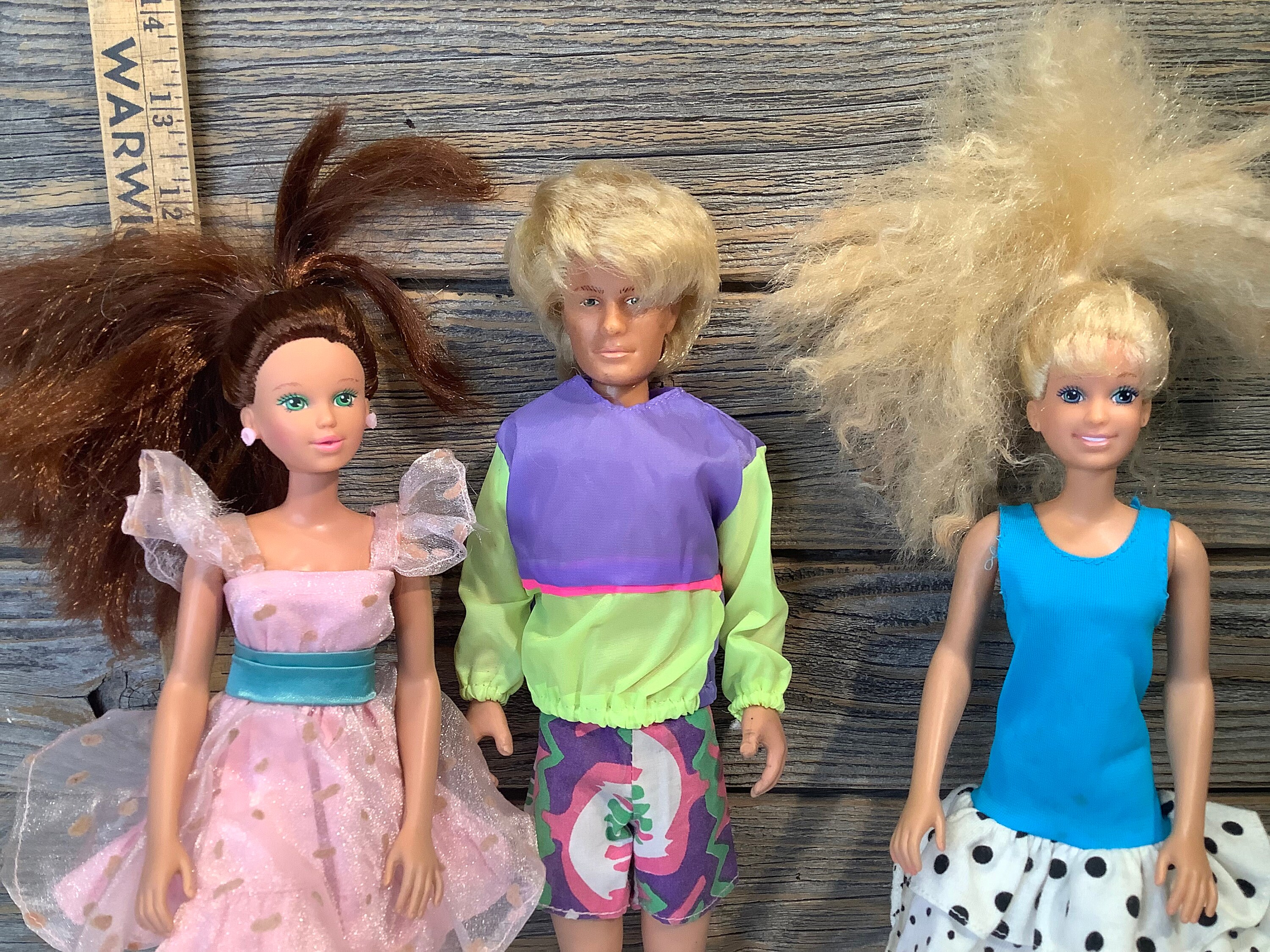 Vintage Hasbro Maxie, Ashley and Rob 1987