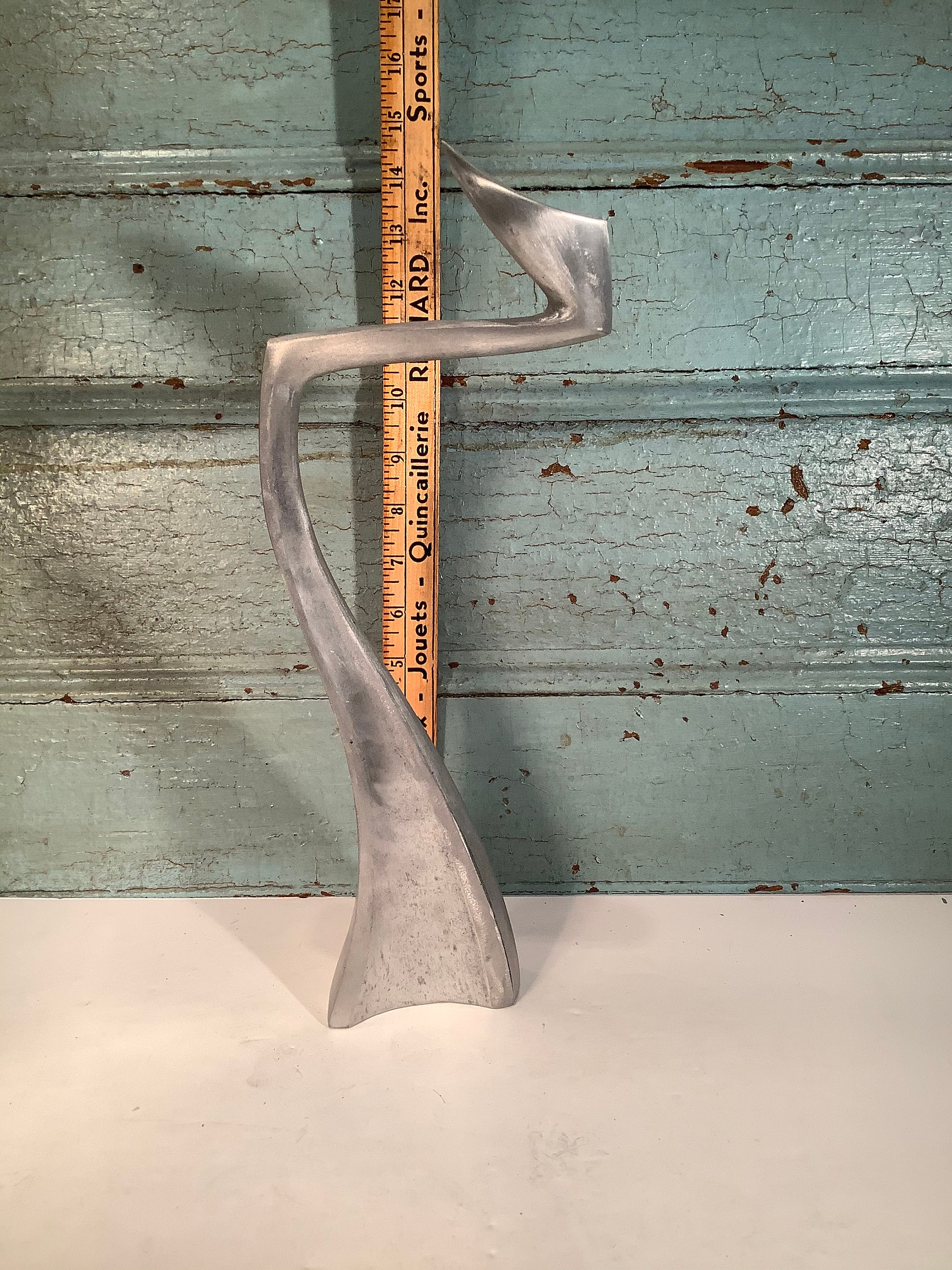 Aluminum Arclumis Swan Candlesticks by Matthew Hilton for SCP