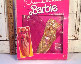 Vintage Barbie Oscar de la Renta pop outfit 1984