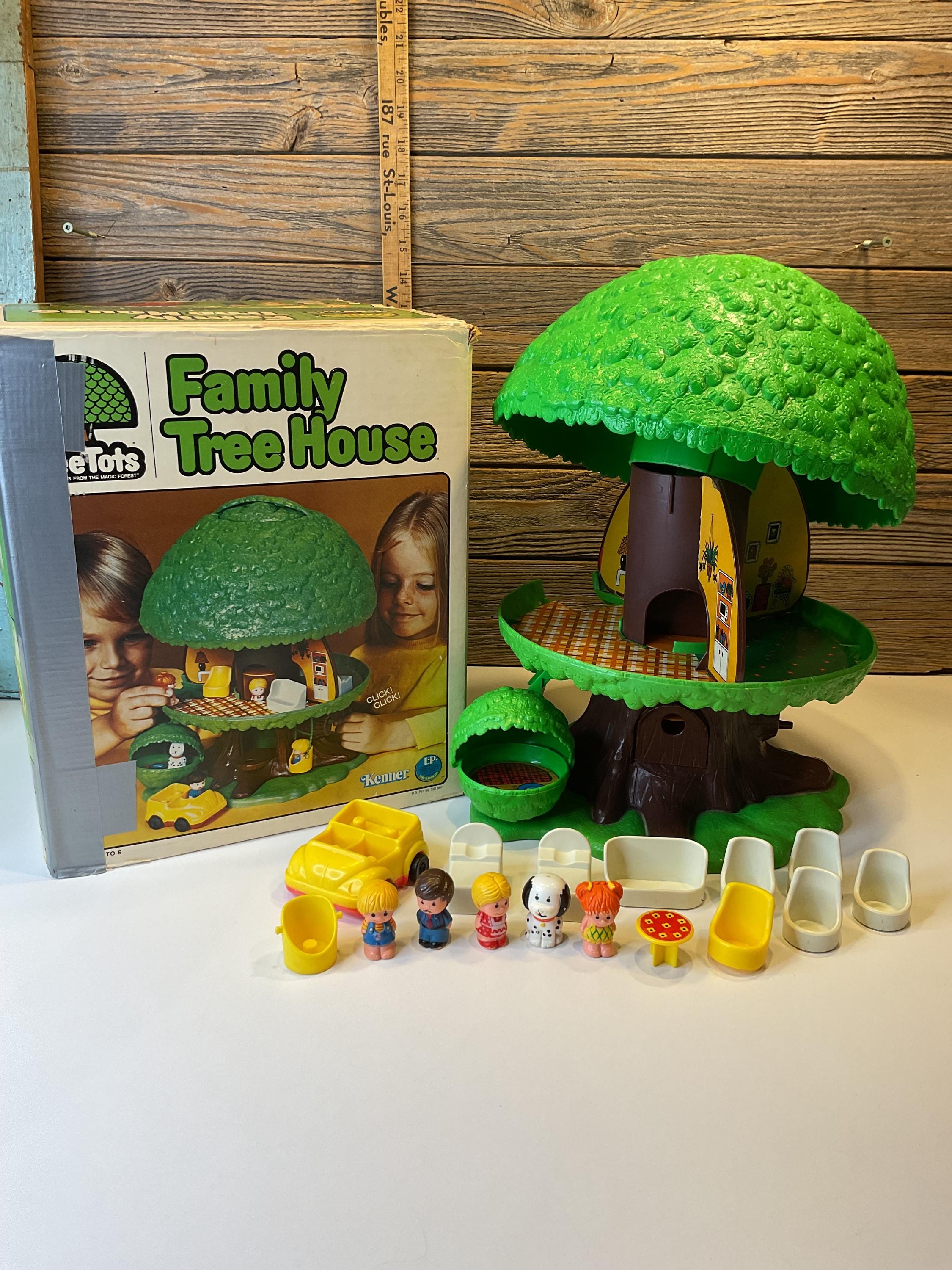 ファミリーツリーハウス（ケナー社　1975年　アメリカ製） Vintage 1975 Kenner Tree Tots Family Tree House Incomplete
