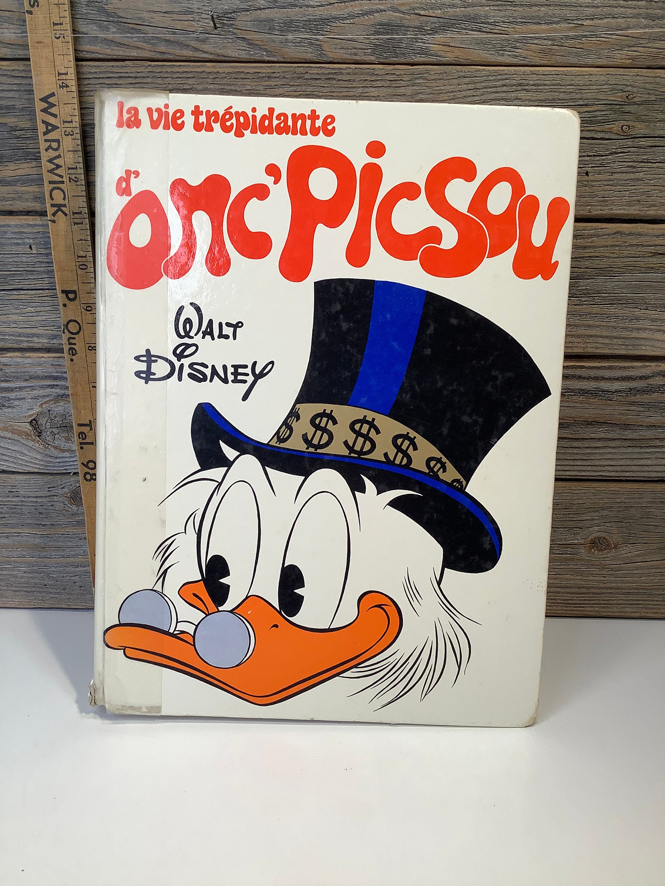 Vintage Walt Disney The Hectic Life of OncPicsou 1972