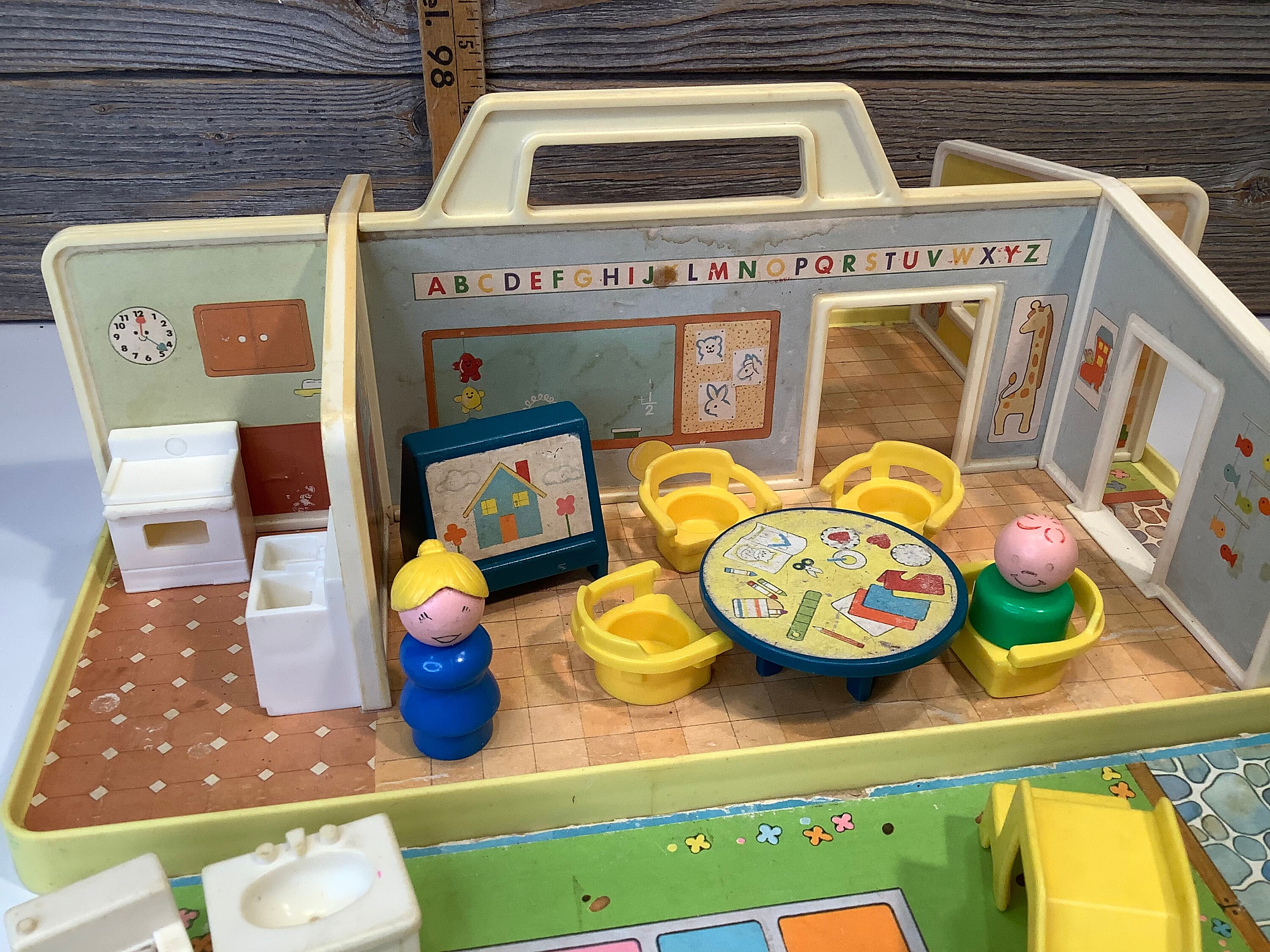 Vintage Fisher Price Little People Nursery School 1978 Etsy Hong