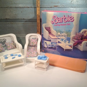 Vintage Barbie living room set 1985 image 1