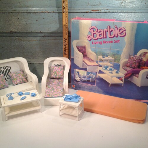 Vintage Barbie Living Room Set 1985 - Etsy Canada