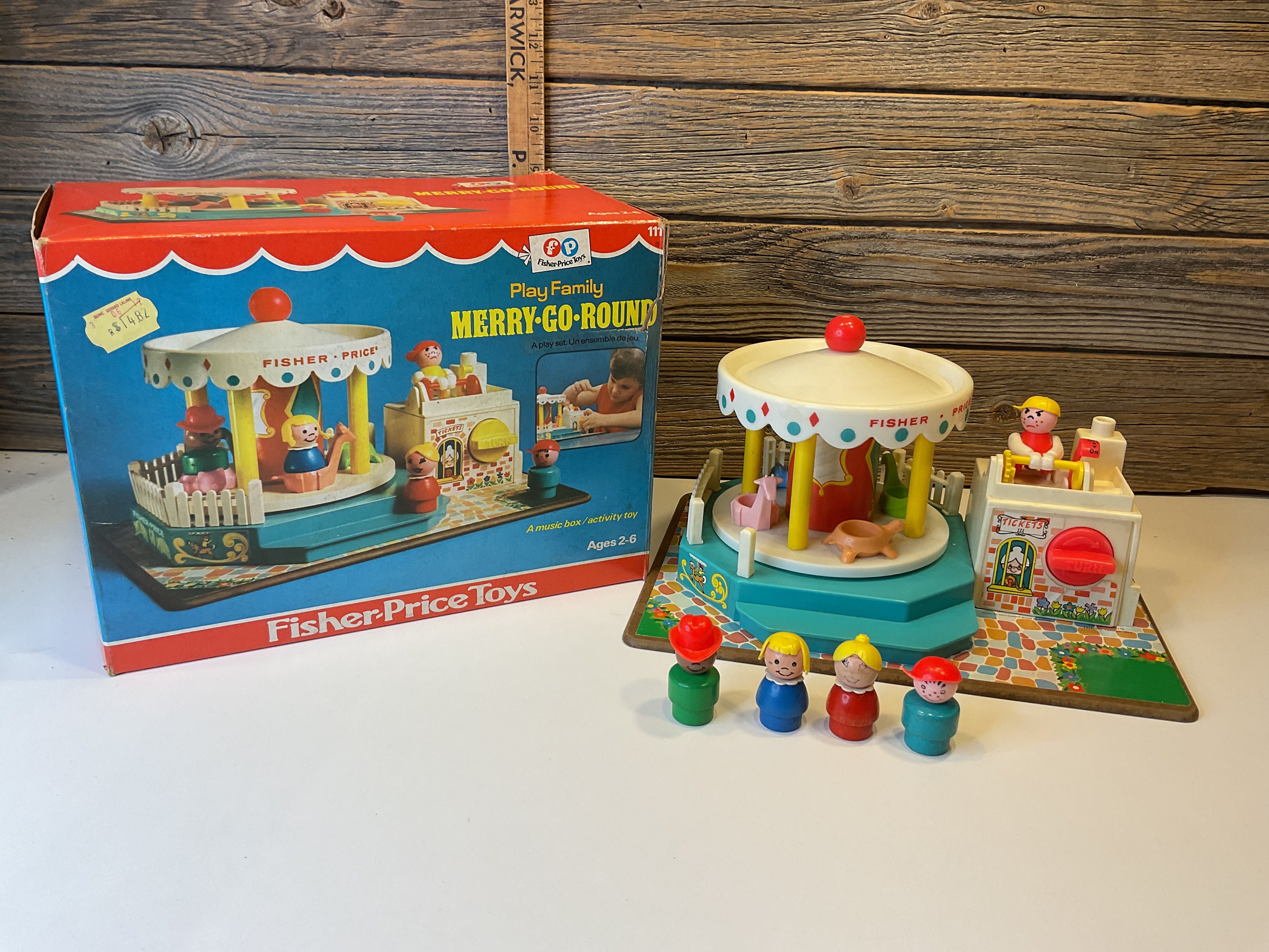 Vintage Fisher Price Merry Go Round Vintage Fisher Price