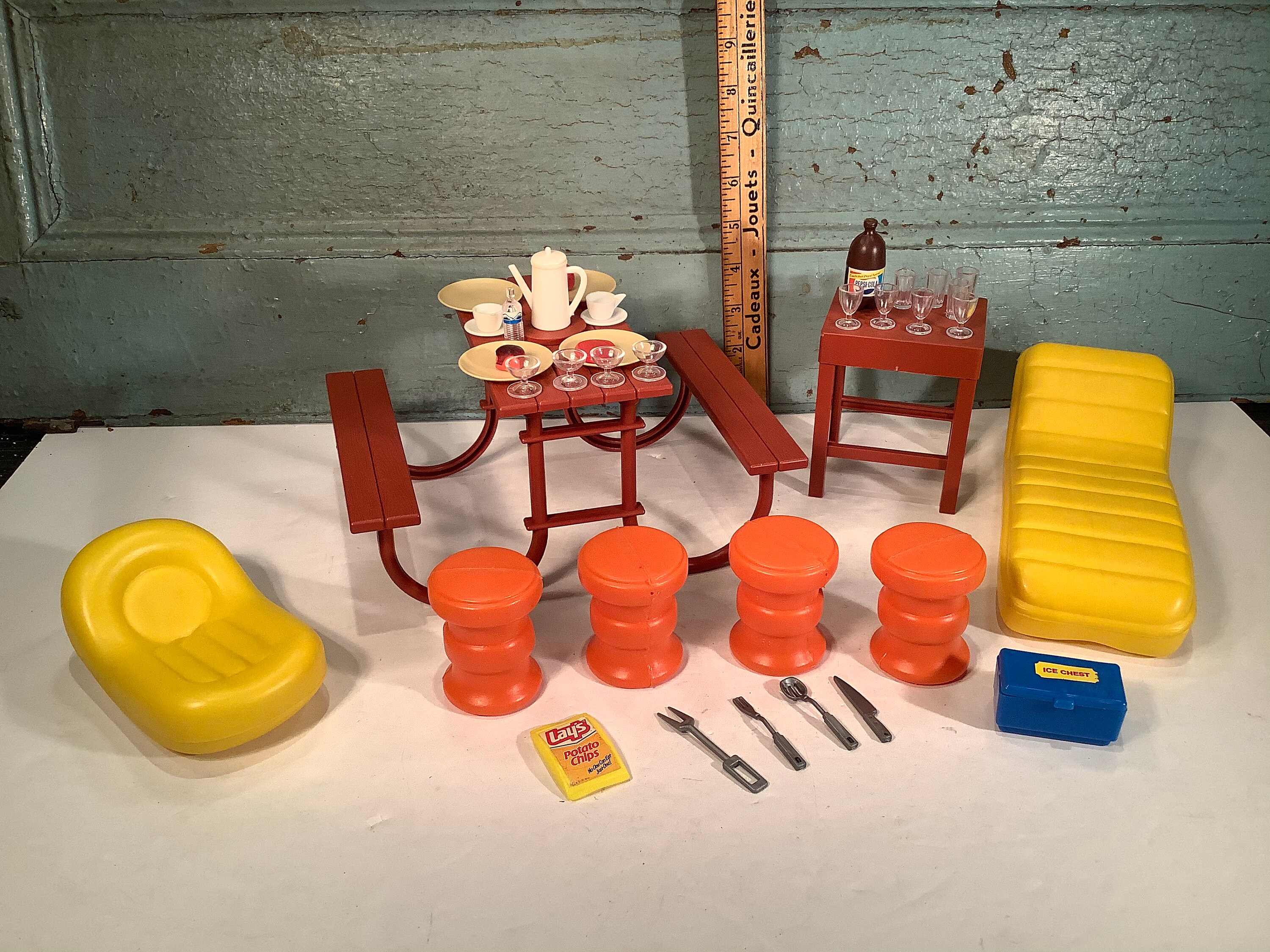 Vintage Arco fashion doll Barbie patio set 80' Etsy