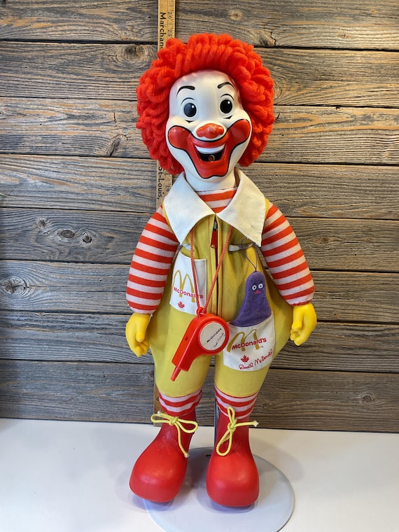 Vintage Ronald Mcdonald Plush 1978 - Etsy