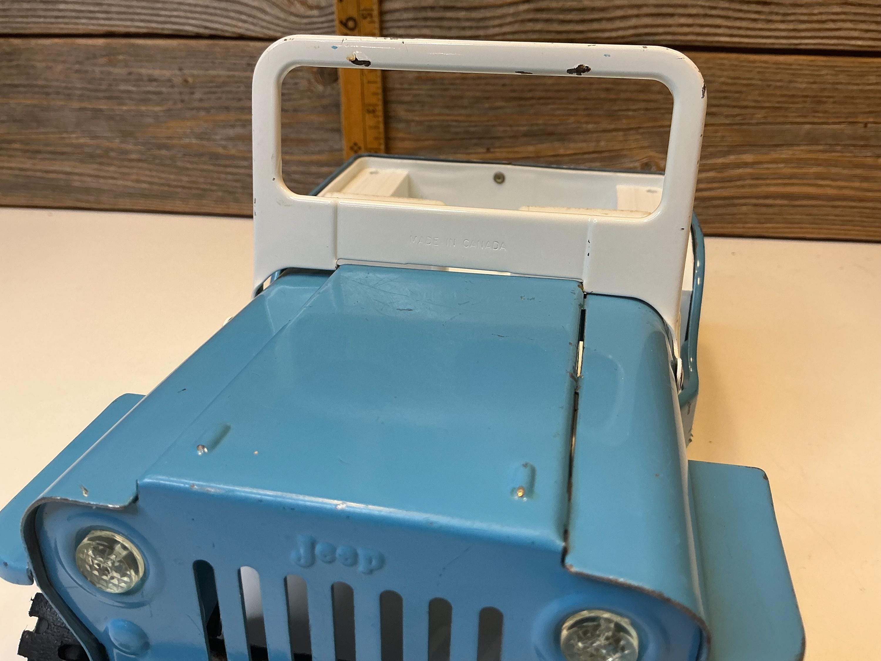 Vintage Tonka Blue Jeep 70' - Etsy