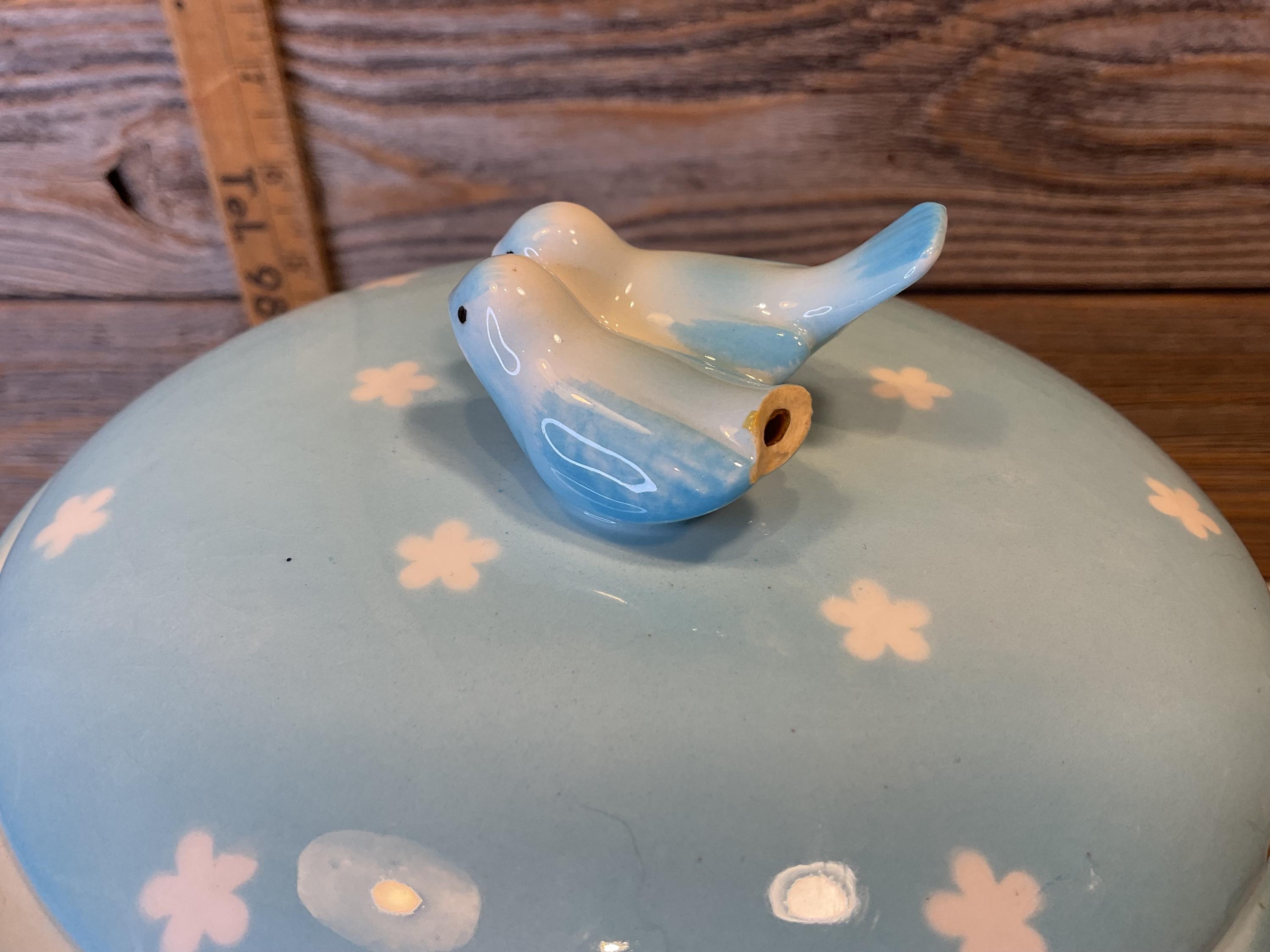 Vintage Napco Cookie Jar Miss Cutie Pie Blue 50' - Etsy