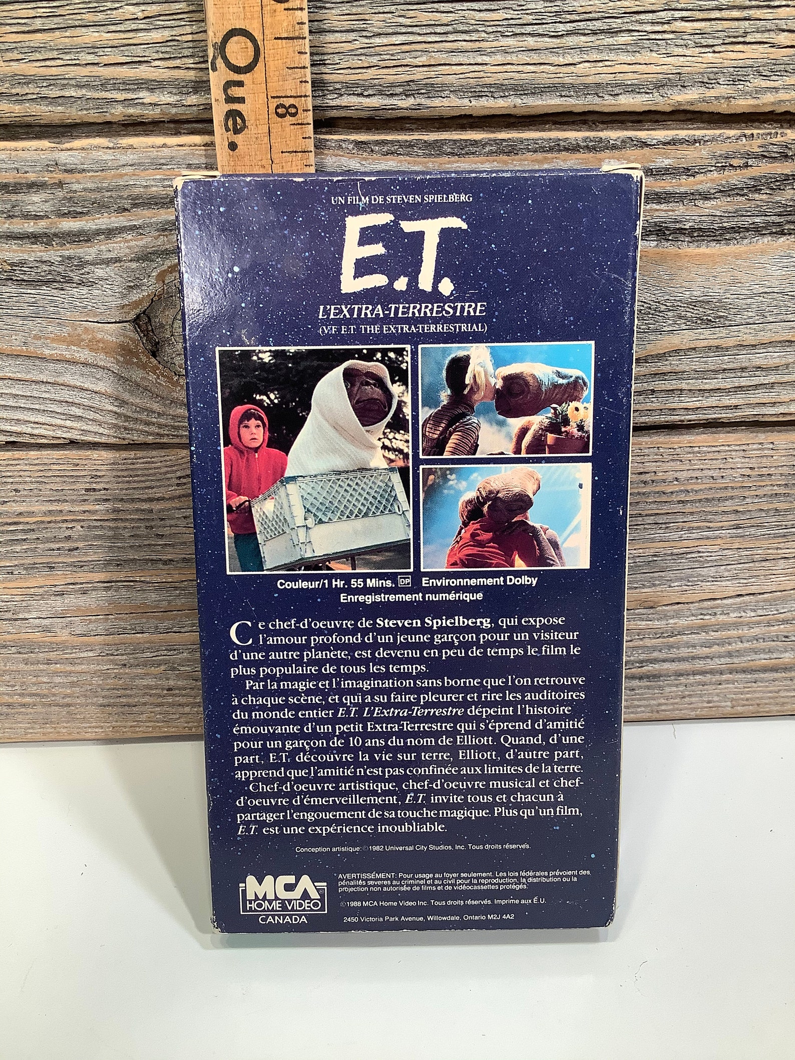 Vintage VHS E.T. the Extra Terrestrial 1982 Etsy UK