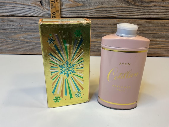 Vintage Avon Cotillion Perfumed Talc 70' - Etsy