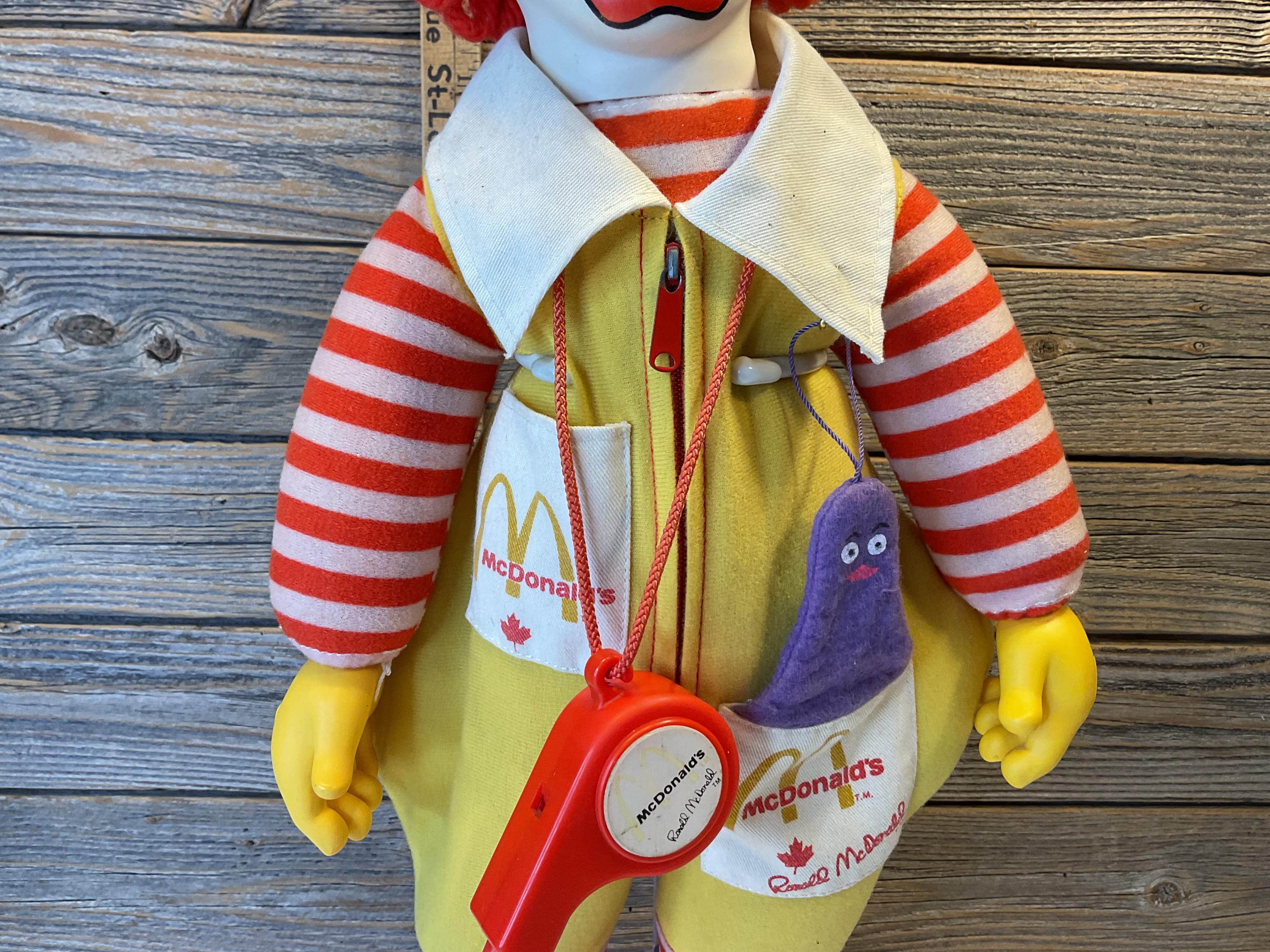 Vintage Ronald Mcdonald Plush 1978 - Etsy