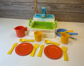 Vintage Fisher Price Little People Merry-go-round With Box