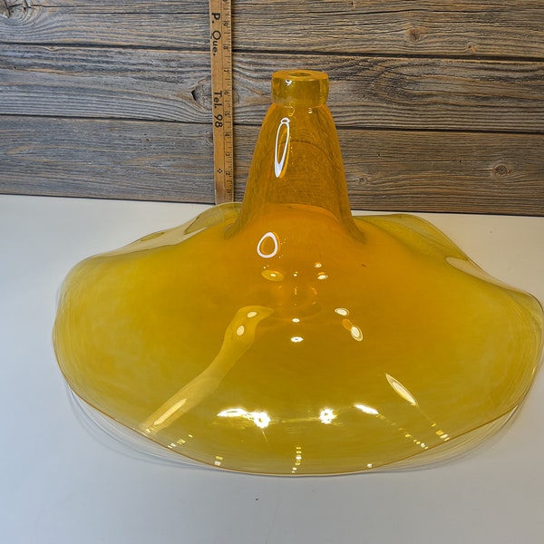 Vintage Verre Minuit abajour glass light fixture 90’