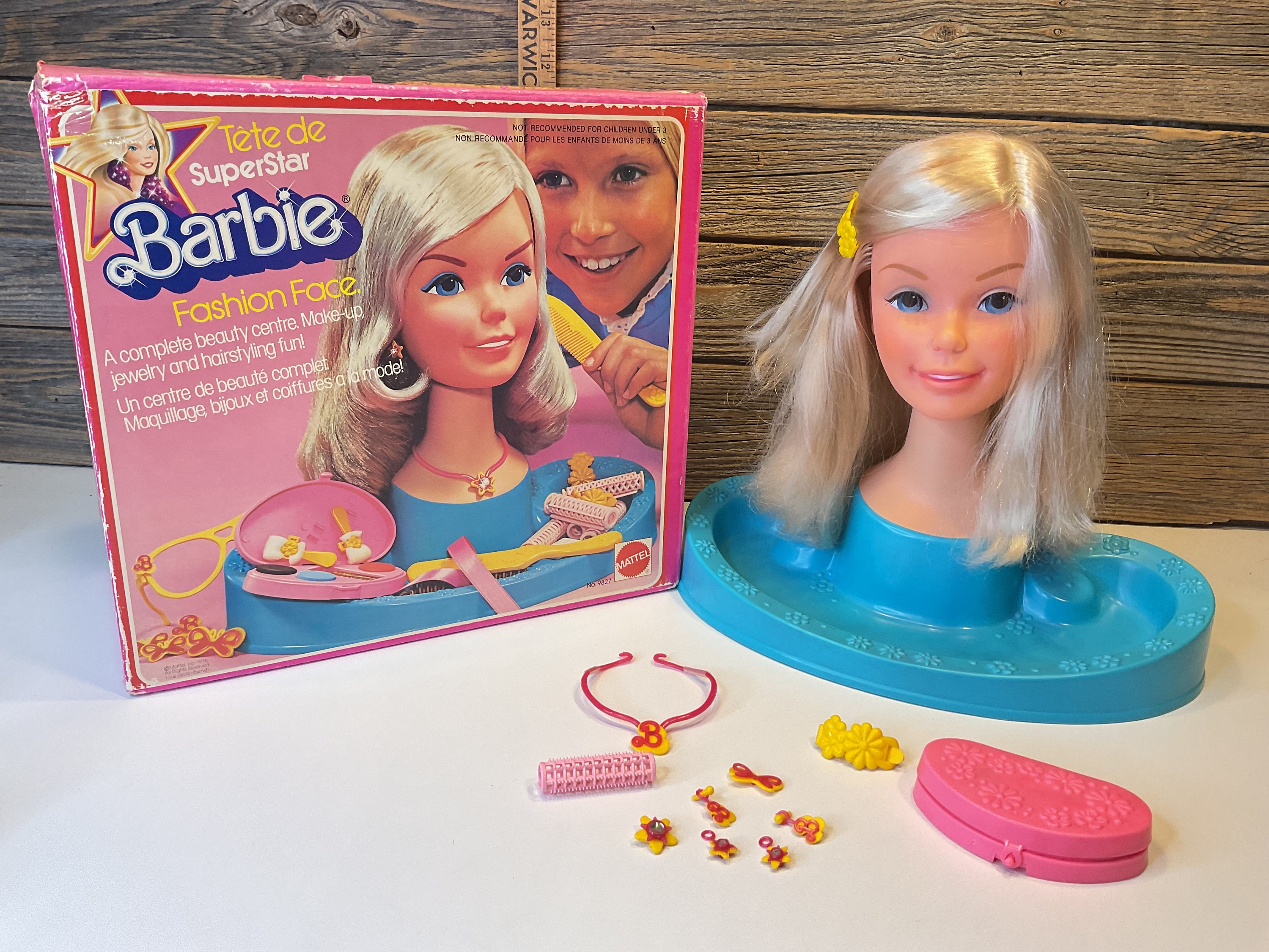 Vintage Mattel Barbie Fashion Face Set 1976 Etsy