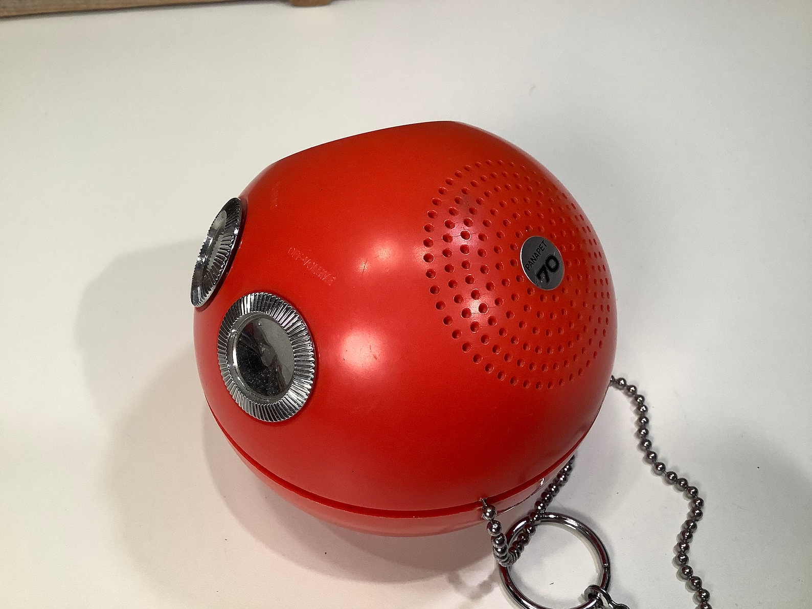 Vintage Panasonic R70 AM red ball radio 70' Etsy