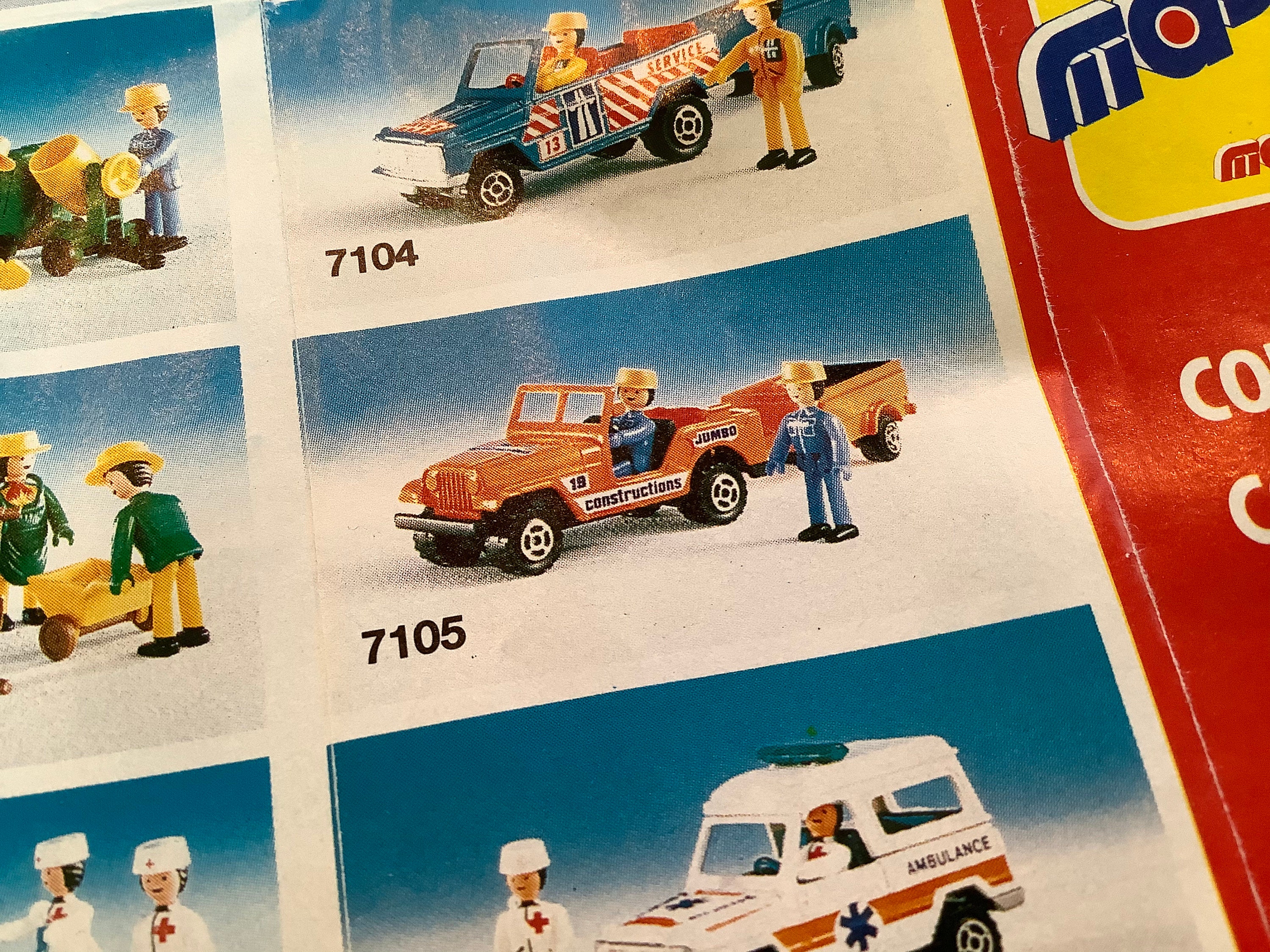 Vintage Majorette Majokit #7105 Orange Truck 80' - Etsy