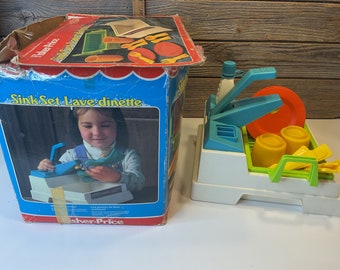 ヴィンテージ フィッシャープライス.その他、5点まとめ売り ヴィンテージ フィッシャープライス シンクセット 1982 - Etsy 日本