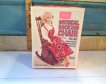 Vintage rocking chair for doll 70 ' Sears
