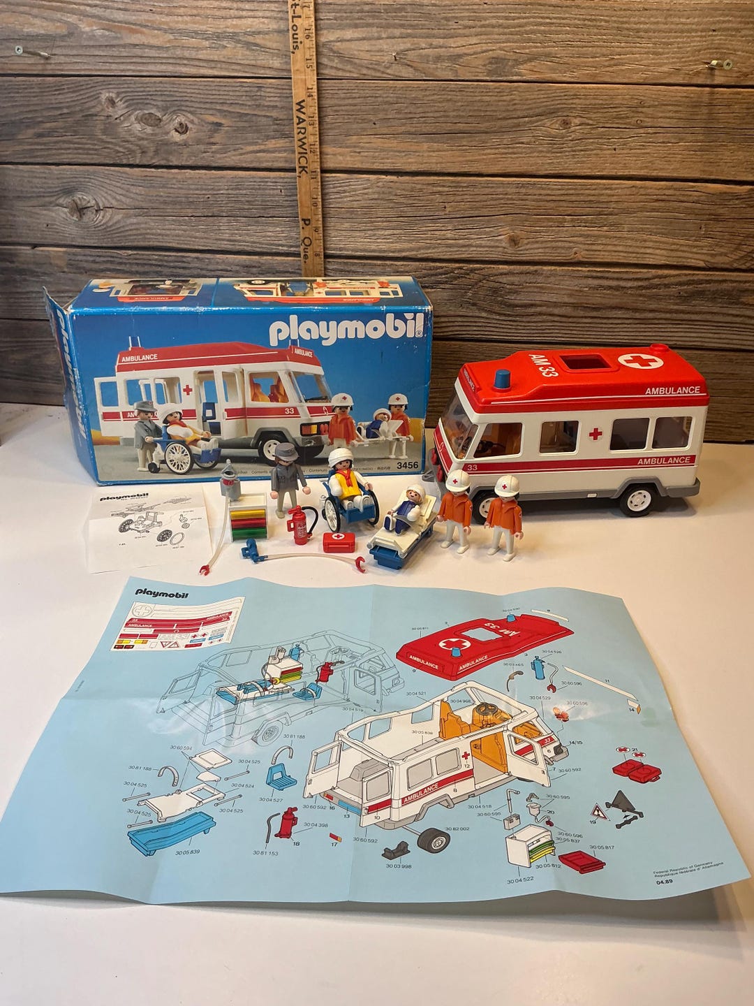 専用ページ(#594) Vintage Playmobil Ambulance #3456 - Etsy