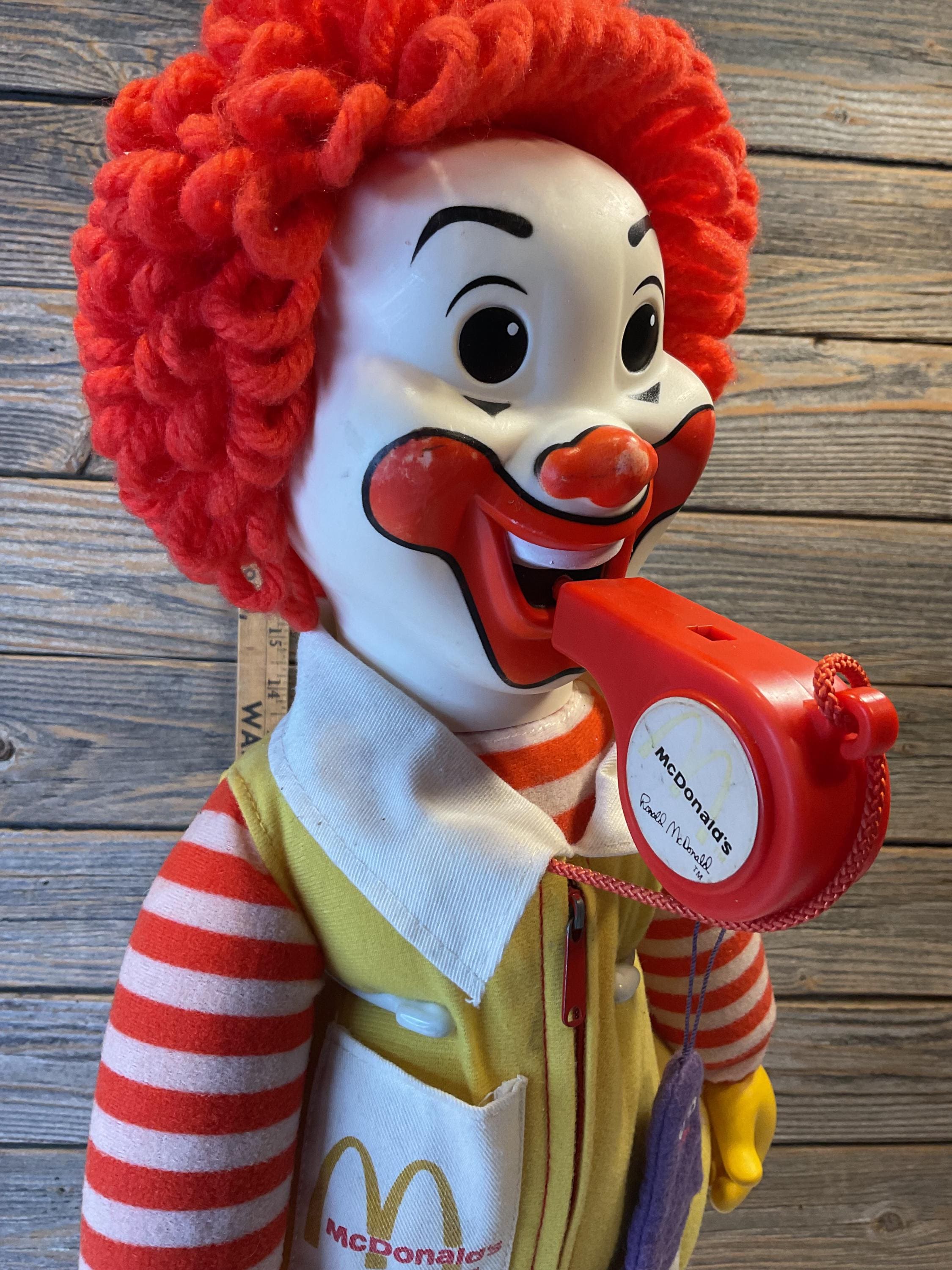 Vintage Ronald Mcdonald Plush 1978 - Etsy