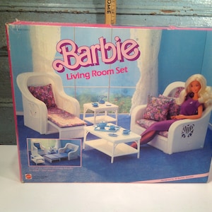 Vintage Barbie living room set 1985 image 6