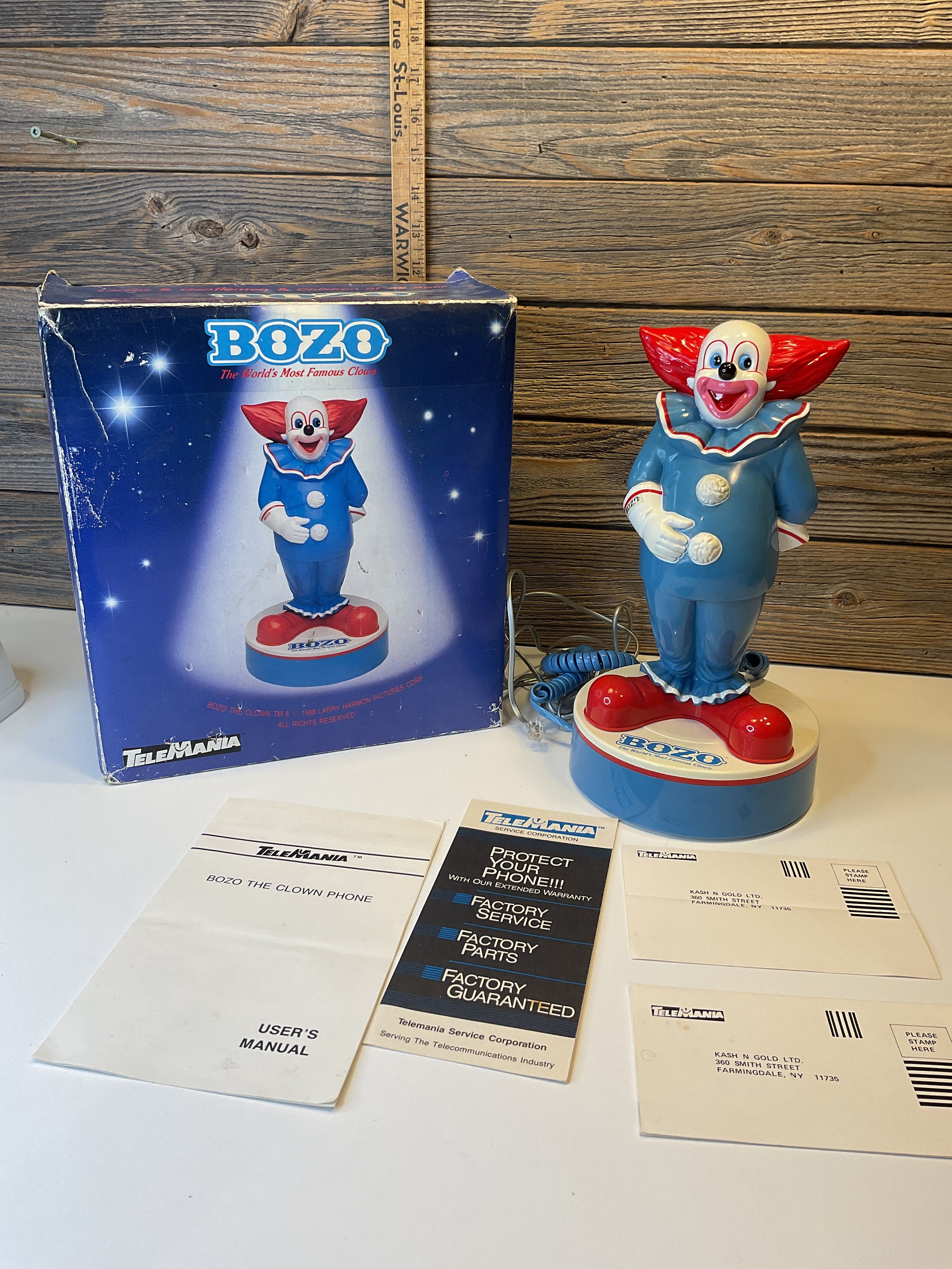 新しいスタイル Vintage Bozo Etsy - Telephone Clown the その他