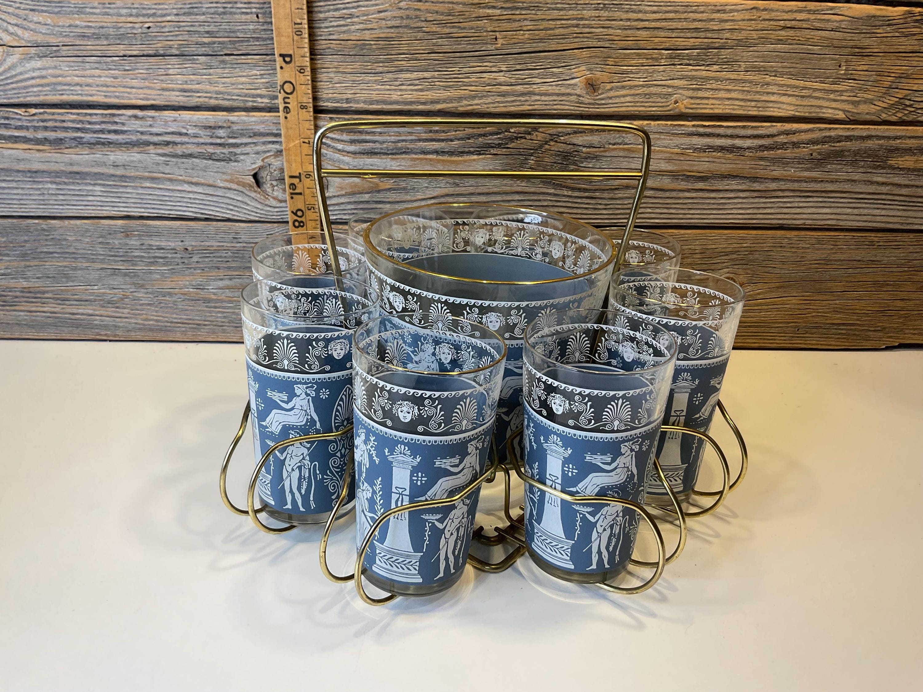 ヴィンテージ ジャネット グラス セット ウェウッド ブルー - Etsy 日本